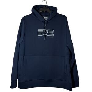 AE American Eagle XXL Thick Hoodie, Sweatshirt Hurricane Blue Kangaroo Pockets